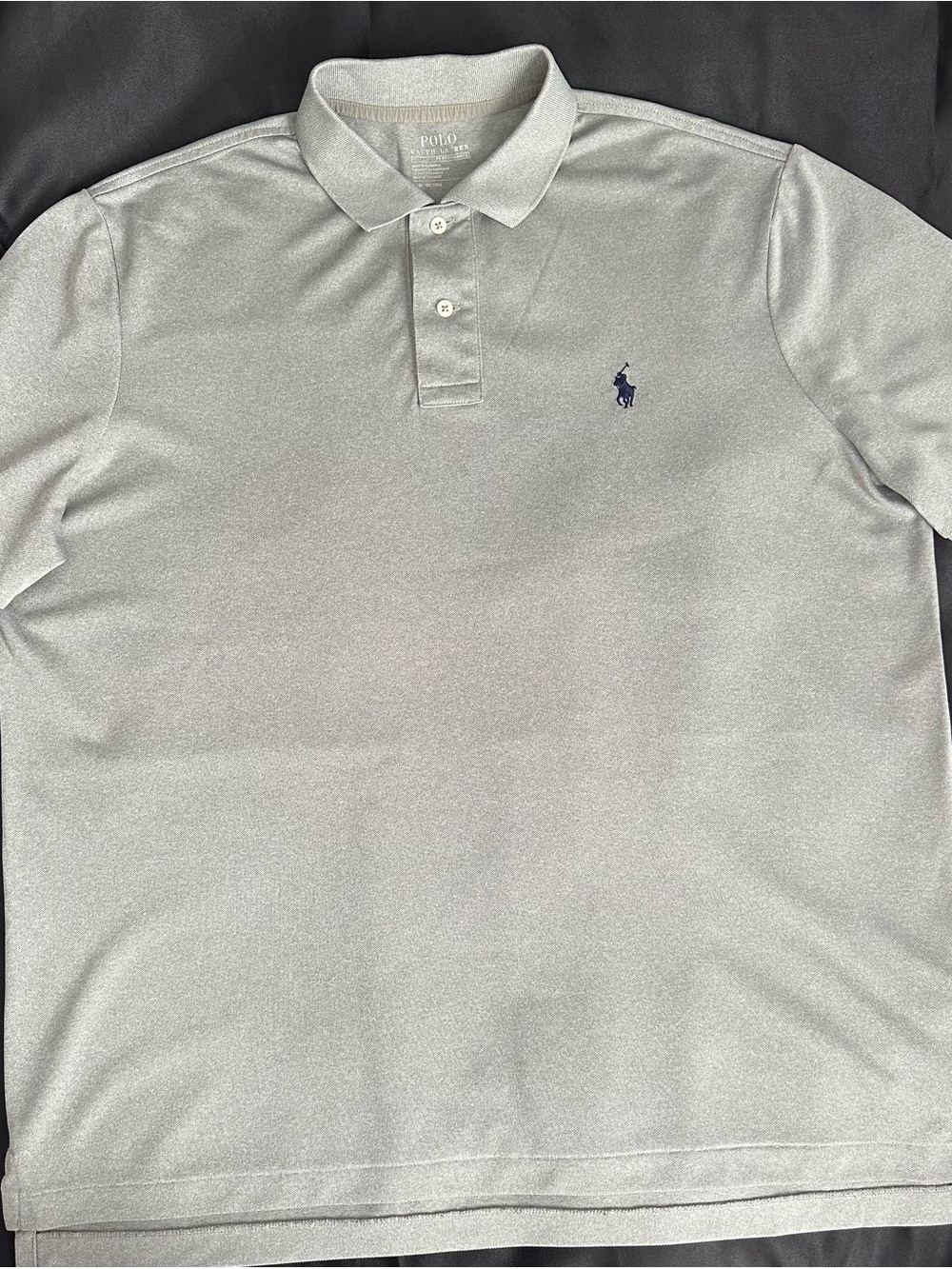 Polo by Ralph Lauren Light Gray Polo with Navy Pony